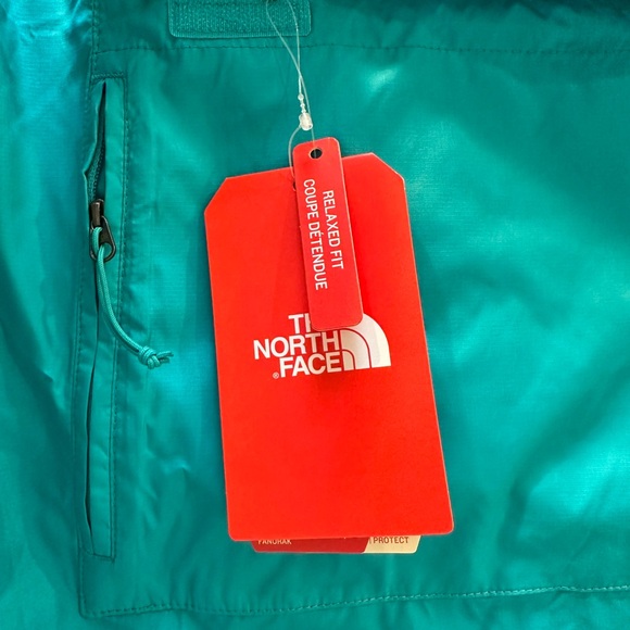 The North Face Fanorak Teal Jacket - water and wind resistant jacket NEW size XL - Picture 2 of 6